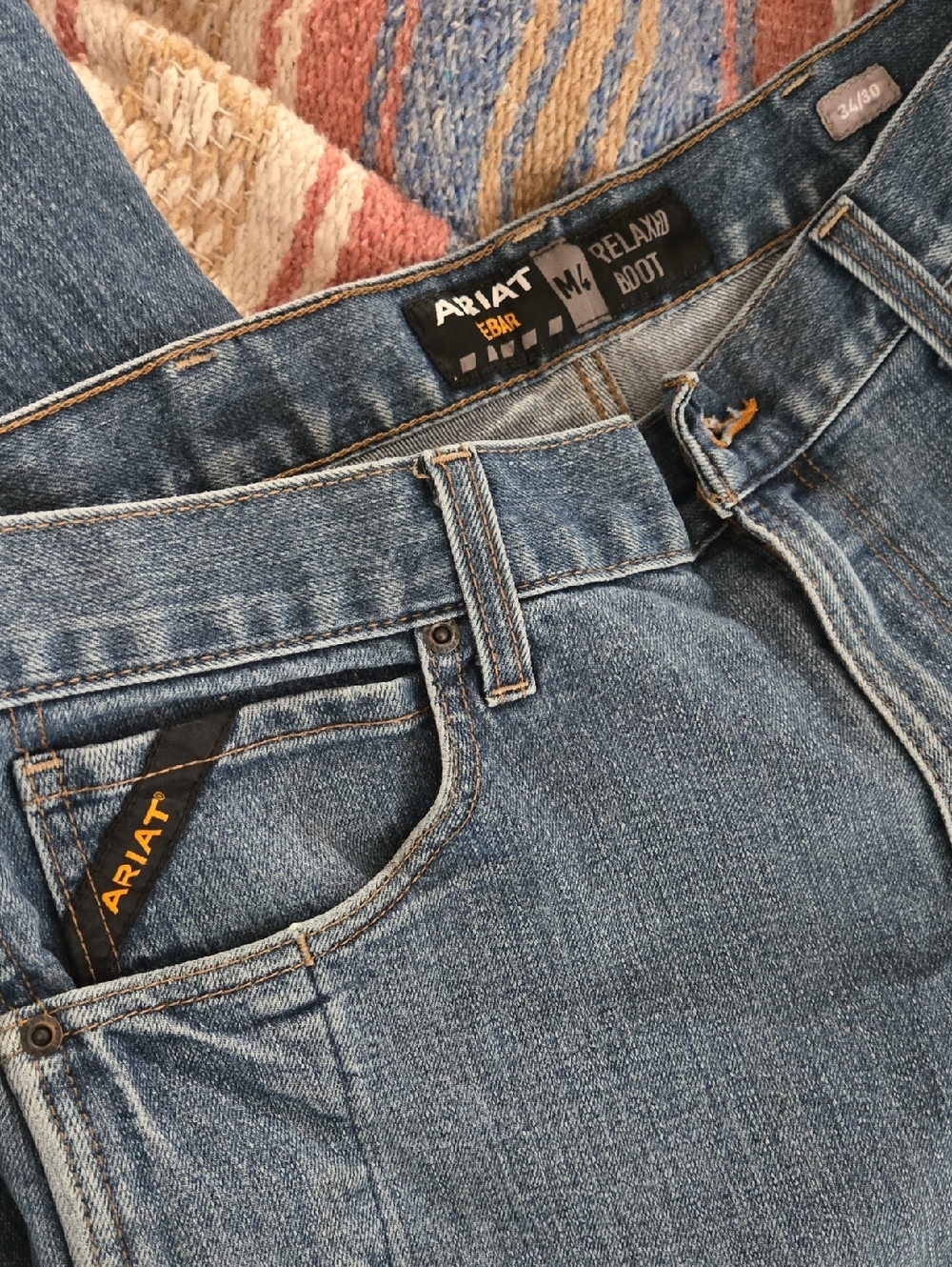 Ariat Men’s Relaxed Boot Jeans in Medium Blue Denim